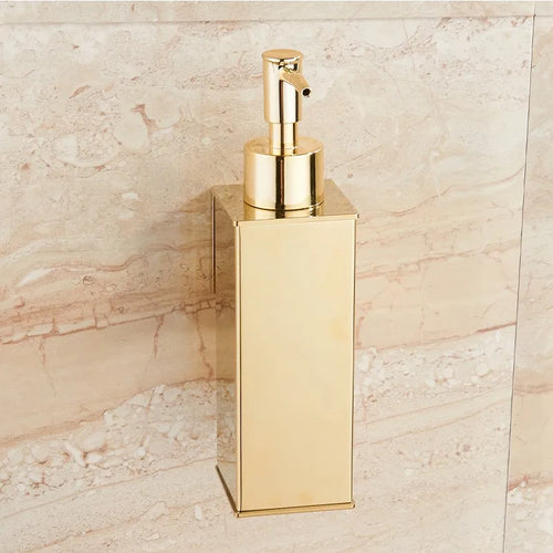 distributeur de savon liquide mural en acier inoxydable pour gel douche - vue 5 sur 18