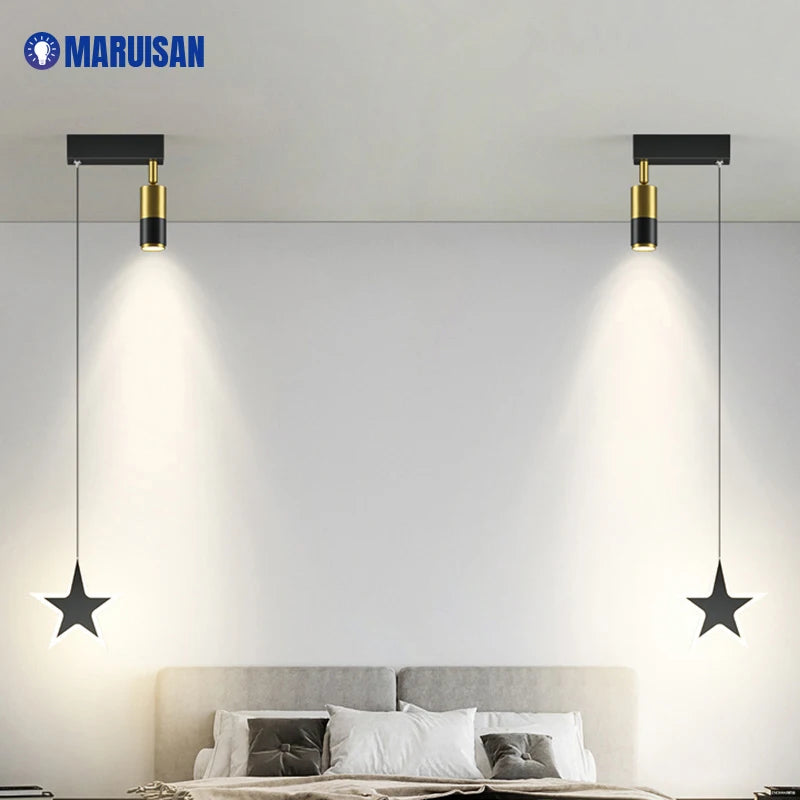 Lustre LED en acrylique moderne