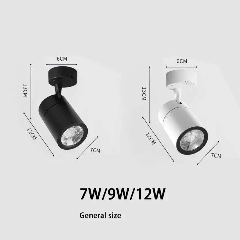 spot led à intensité variable pour éclairage intérieur moderne