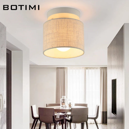 plafonnier led en tissu botimi