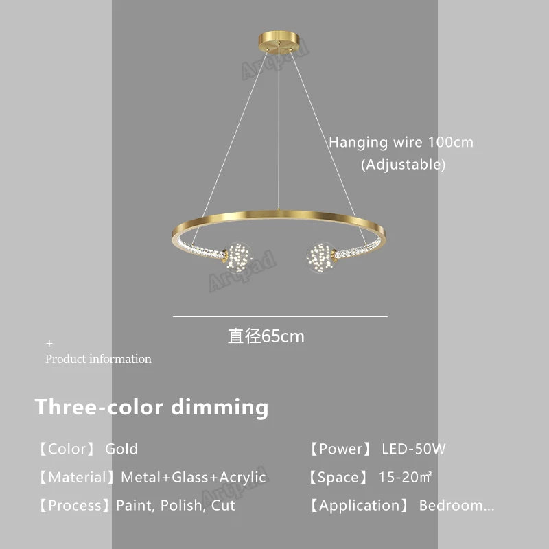 suspension en verre de luxe pour intérieur élégant - vue 12 sur 12