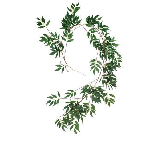 guirlande d'eucalyptus artificiel pour décoration de mariage et table - vue 24 sur 23