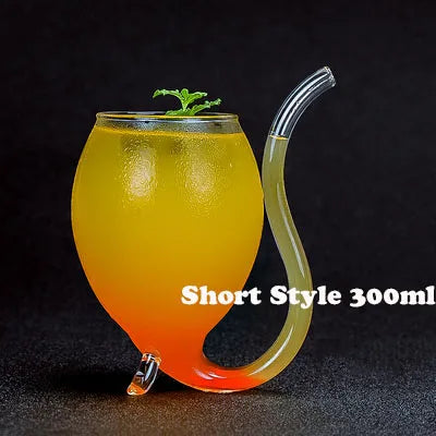 Verre à cocktail décor animal original soirée bar