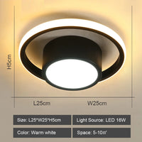 Lustre led minimaliste moderne
