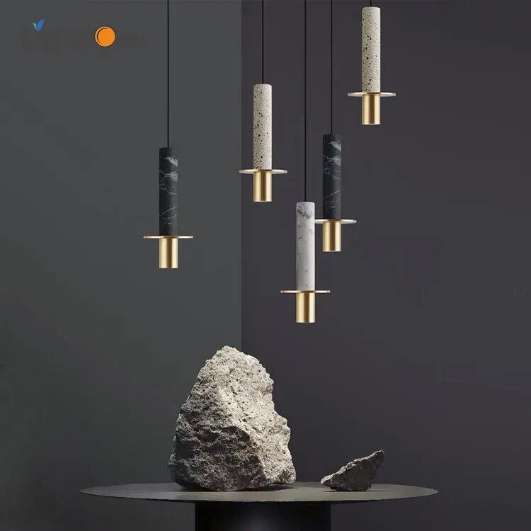 suspension pierre lampes européenne hotpot bar - vue 2 sur 8