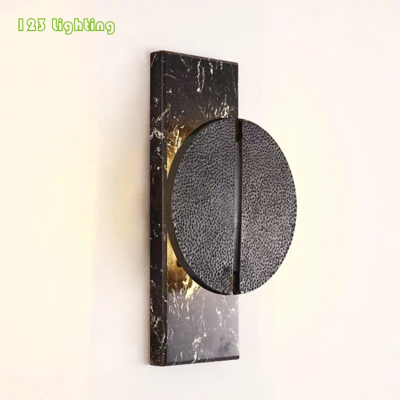 applique murale en marbre naturel pour décoration moderne et ambiance chaleureuse - vue 5 sur 8