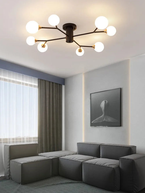 plafonniers modernes simples décoration nordique luminaire créatif - vue 6 sur 17