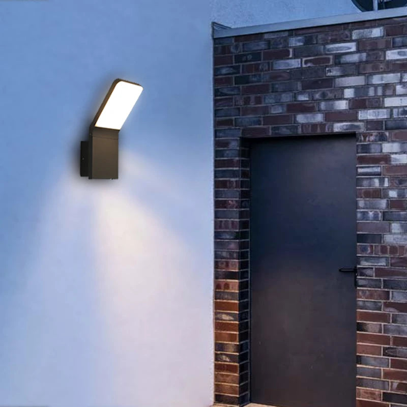 Éclairage mural extérieur escalier entrée balcon LED lumières maison jardin porche terrasse applique étanche phare de porte - vue 3 sur 7