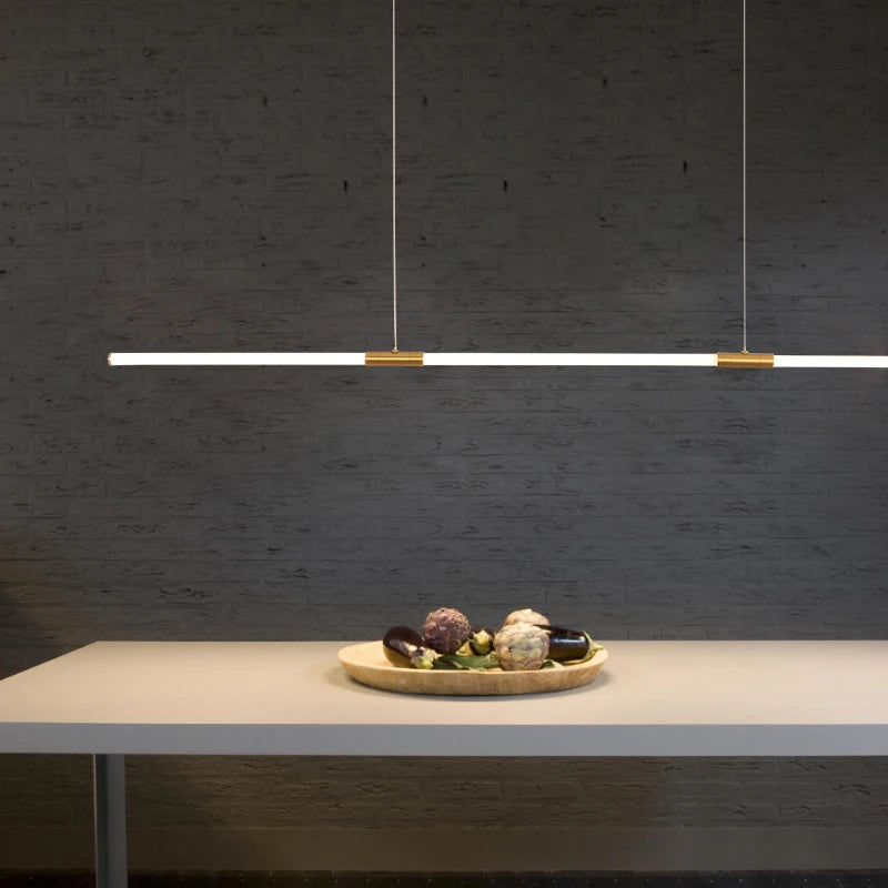 Suspension Led lumière cuisine éclairage lustres modernes pour salle à manger Table à manger suspension Led lampe Bronze Lustre App/télécommande