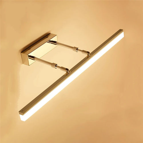 lumière de vanité led rétractable pour maquillage et miroir