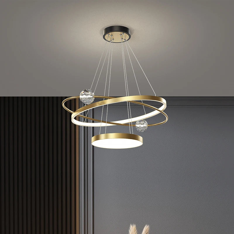 suspension nordique pour éclairage intérieur moderne et élégant - vue 5 sur 10
