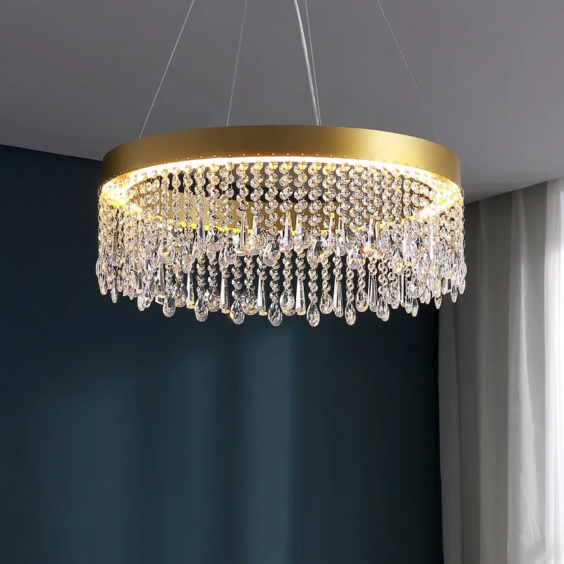 lustre en cristal postmoderne pour décoration intérieure élégante - vue 5 sur 13