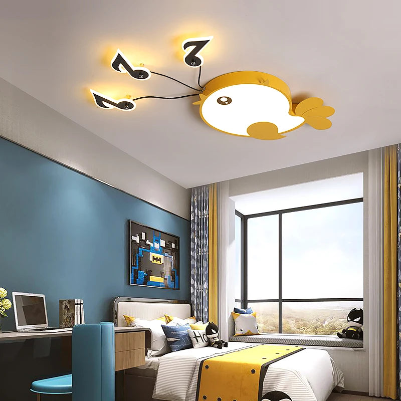 plafonnier led moderne pour intérieur style contemporain et ambiance chaleureuse - vue 3 sur 9