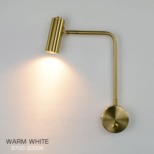 applique murale led moderne minimaliste avec interrupteur angle réglable - vue 2 sur 8
