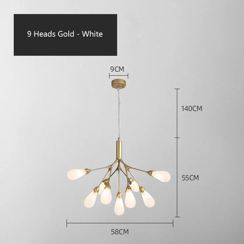 lustre luciole design post-moderne pour intérieur élégant et créatif - vue 8 sur 23