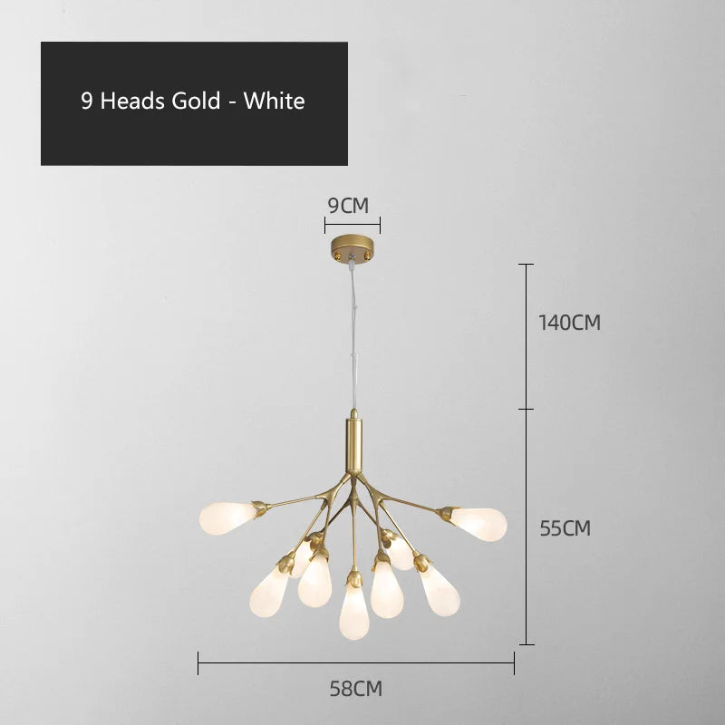 lustre luciole design post-moderne pour intérieur élégant et créatif - vue 7 sur 23