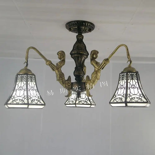 lustre méditerranéen tiffany sirène pour intérieur créatif - vue 15 sur 17