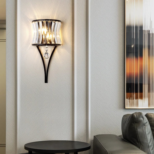 applique murale moderne en cristal pour un éclairage élégant - vue 4 sur 7