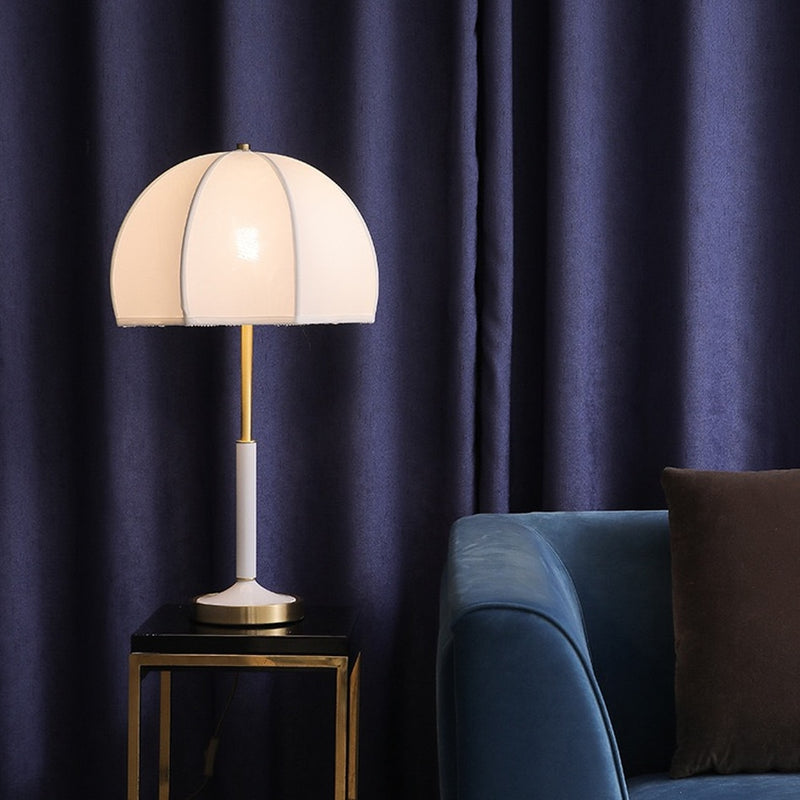 Retro LED table lamp lampshade round American