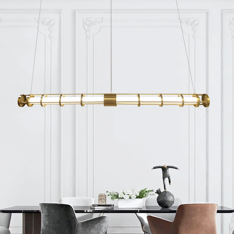 Lustre design led moderne créative style loft rétro - vue 2 sur 10