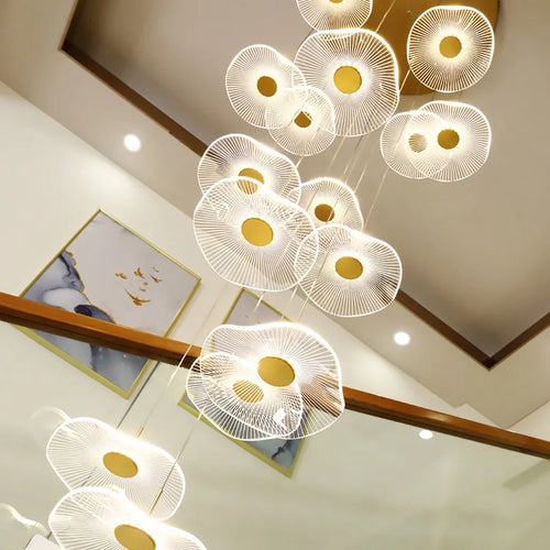 suspension moderne en acrylique pour décoration intérieure élégante - vue 4 sur 18