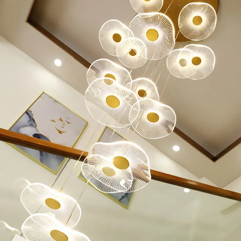 suspension moderne en acrylique pour décoration intérieure élégante - vue 3 sur 18