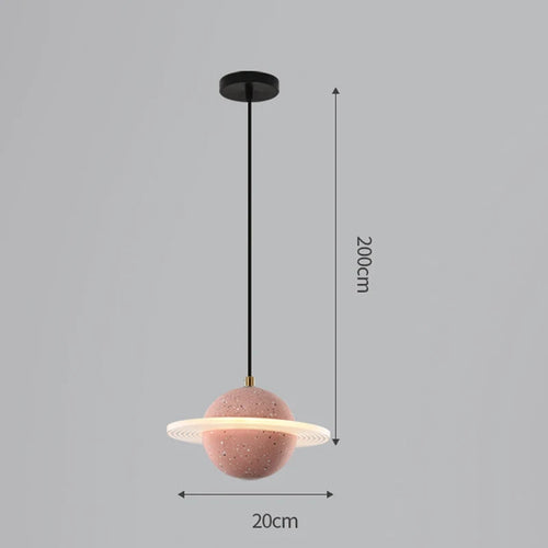 suspension en résine planet pour décoration intérieure moderne - vue 19 sur 18