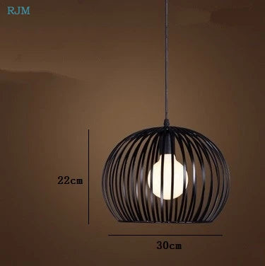 lampes suspendues industrielles vintage nordiques pour bars et restaurants - vue 10 sur 10