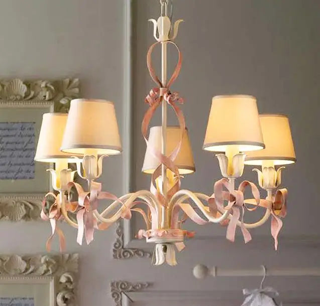 lustre led style européen pour chambre de princesse - vue 10 sur 14