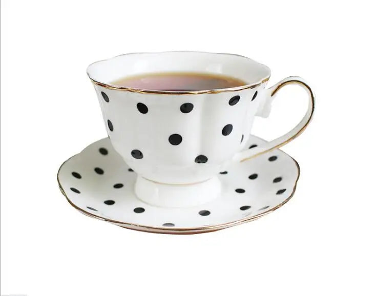 Service a the anglais porcelaine fine peint main