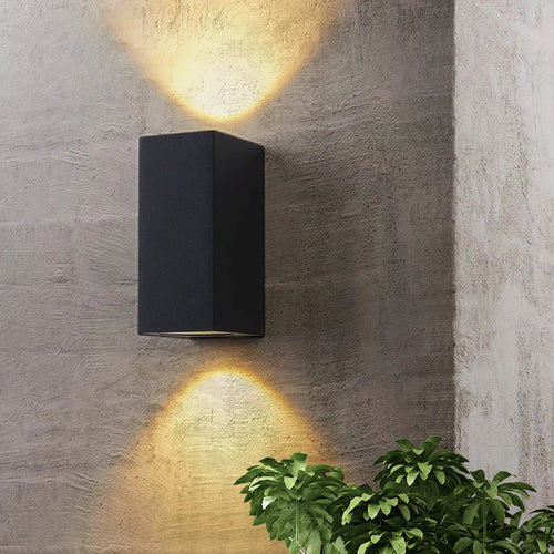 Applique murale éclairage extérieur étanche IP54 porche moderne balcon terrasse lampe applique décoration de jardin éclairage mural - vue 2 sur 10