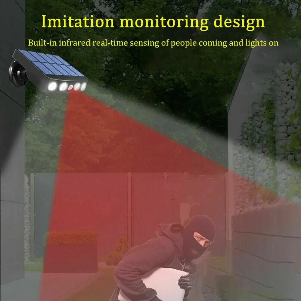applique murale led solaire avec capteur de mouvement pour extérieur - vue 6 sur 7