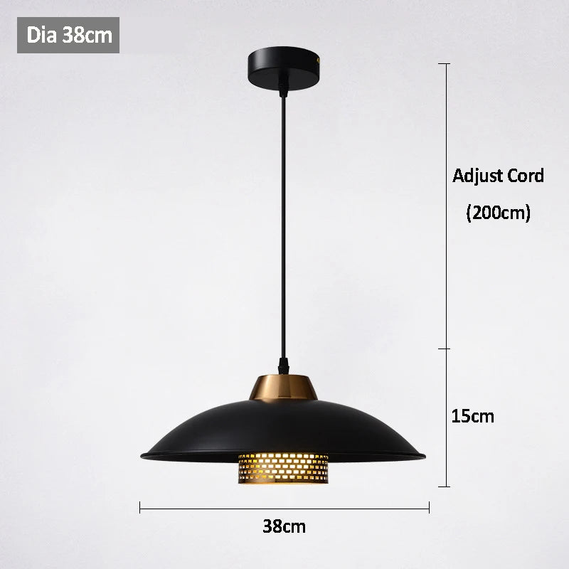 suspension en métal pour intérieur moderne et élégant