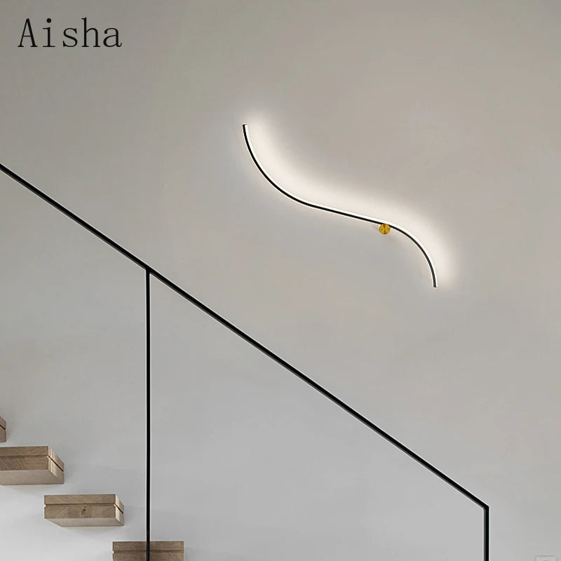 applique murale led moderne pour décoration intérieure créative - vue 3 sur 9