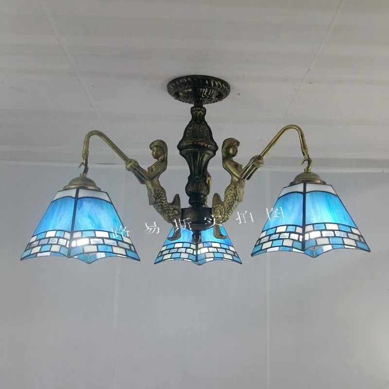 lustre méditerranéen tiffany sirène pour intérieur créatif - vue 17 sur 17