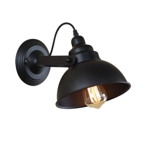 applique murale vintage industrielle ajustable style loft rétro