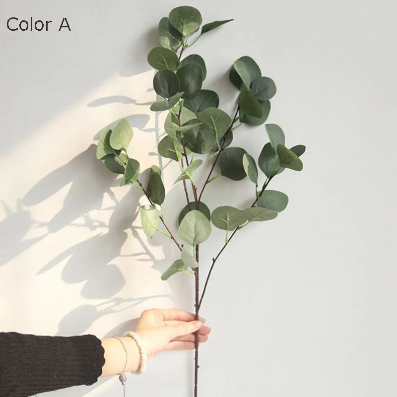 branche d eucalyptus artificielle feuillage décoratif rétro et élégant - vue 3 sur 10