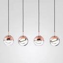 suspension en métal et verre style nordique décoration intérieure