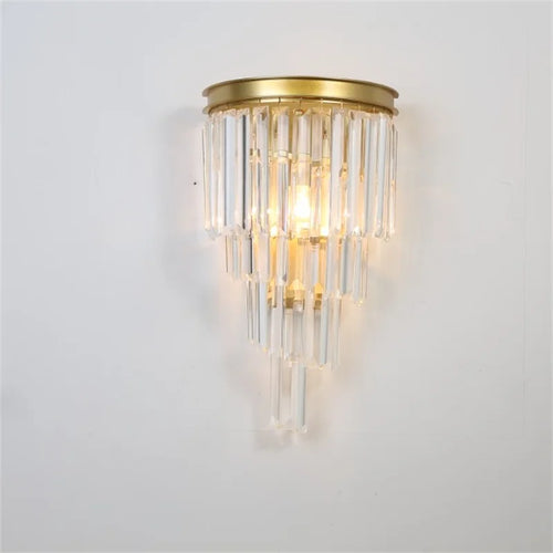 applique murale nordique en cristal pour décoration moderne intérieure - vue 5 sur 6