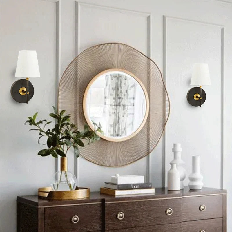 applique murale du milieu du siècle en tissu pour décoration intérieure - vue 4 sur 6