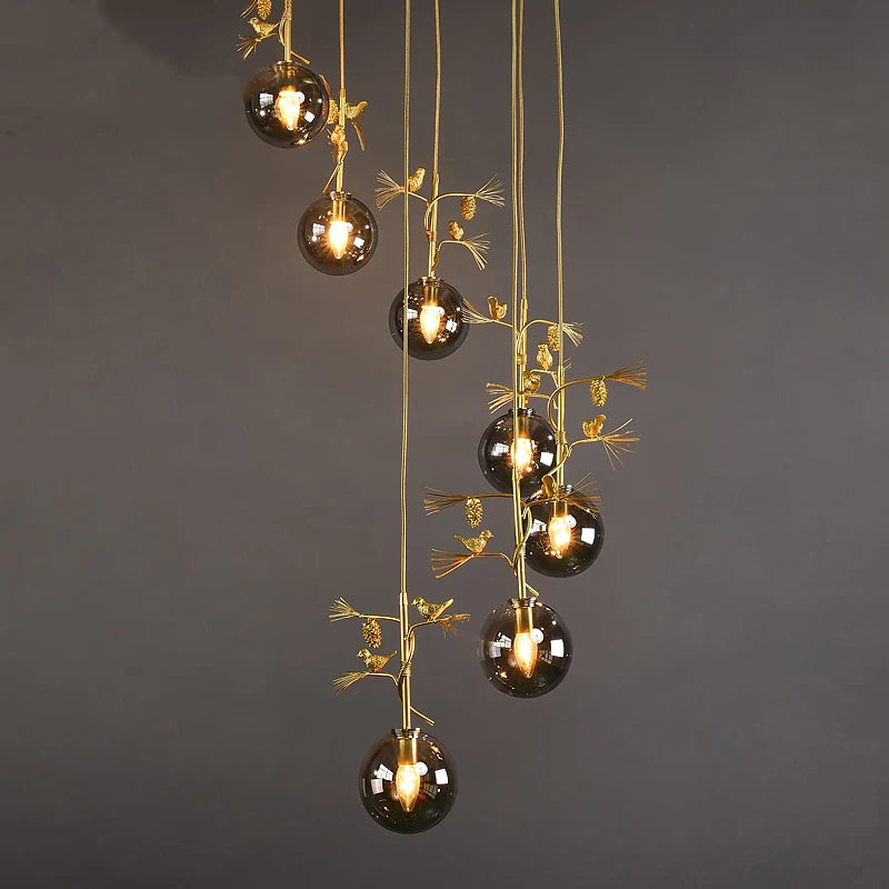 suspension en verre design moderne pour intérieur élégant - vue 4 sur 15