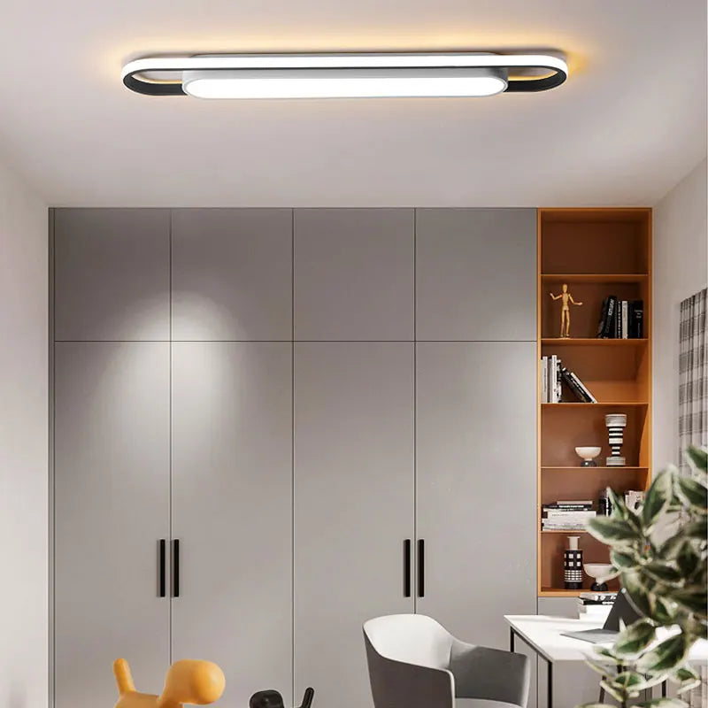 Plafonnier rectangulaire simple plafond moderne à LED