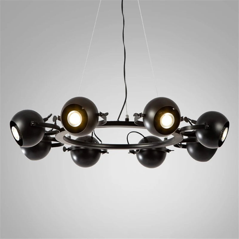 suspension rétro industrielle en fer pour magasin