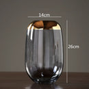 vase en verre créatif pour arrangements floraux modernes artisanaux