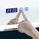 miroir intelligent multifonction avec haut-parleur bluetooth et éclairage réglable