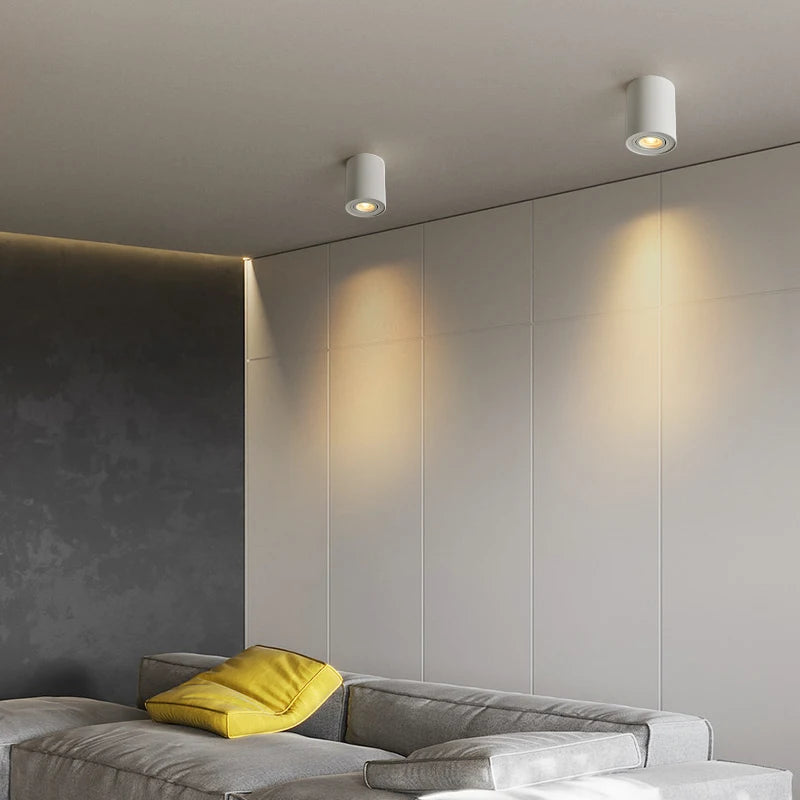 projecteurs led cob foco spot plafond rail lumières spot maison magasin - vue 5 sur 12