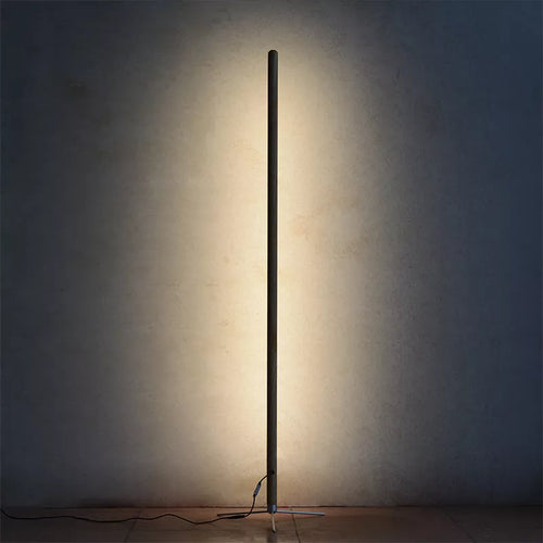 Lampadaire bois led design moderne