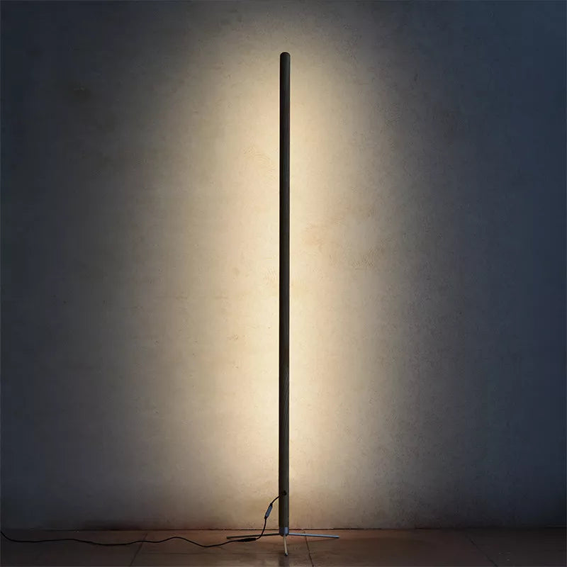 Lampadaire bois led design moderne - vue 5 sur 8