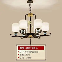 lustre moderne simple rétro avec lumières led élégantes