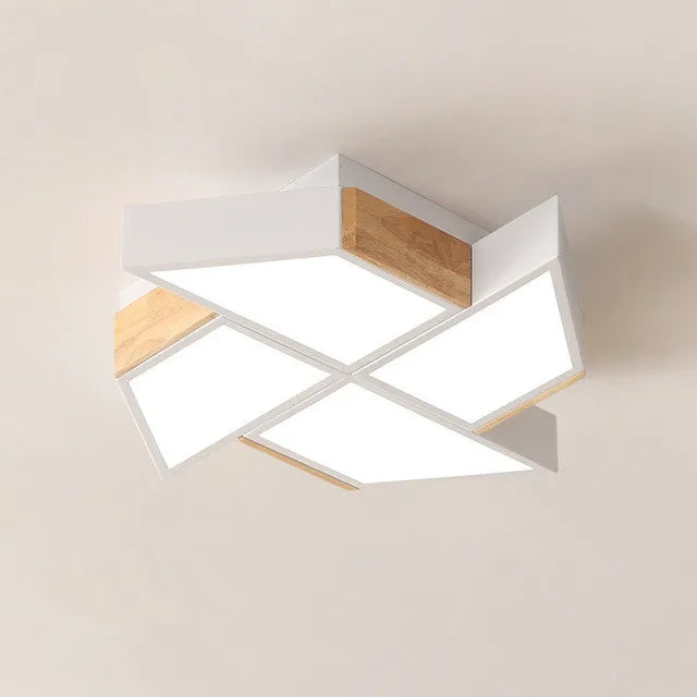 plafonnier led en forme de moulin à vent design moderne - vue 9 sur 18
